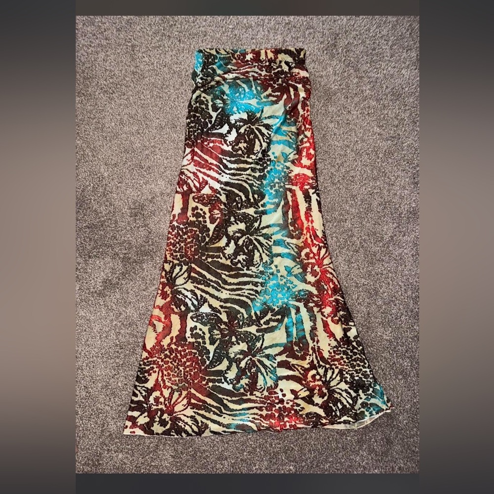 Multicolor Animal Print Women's Skirt
